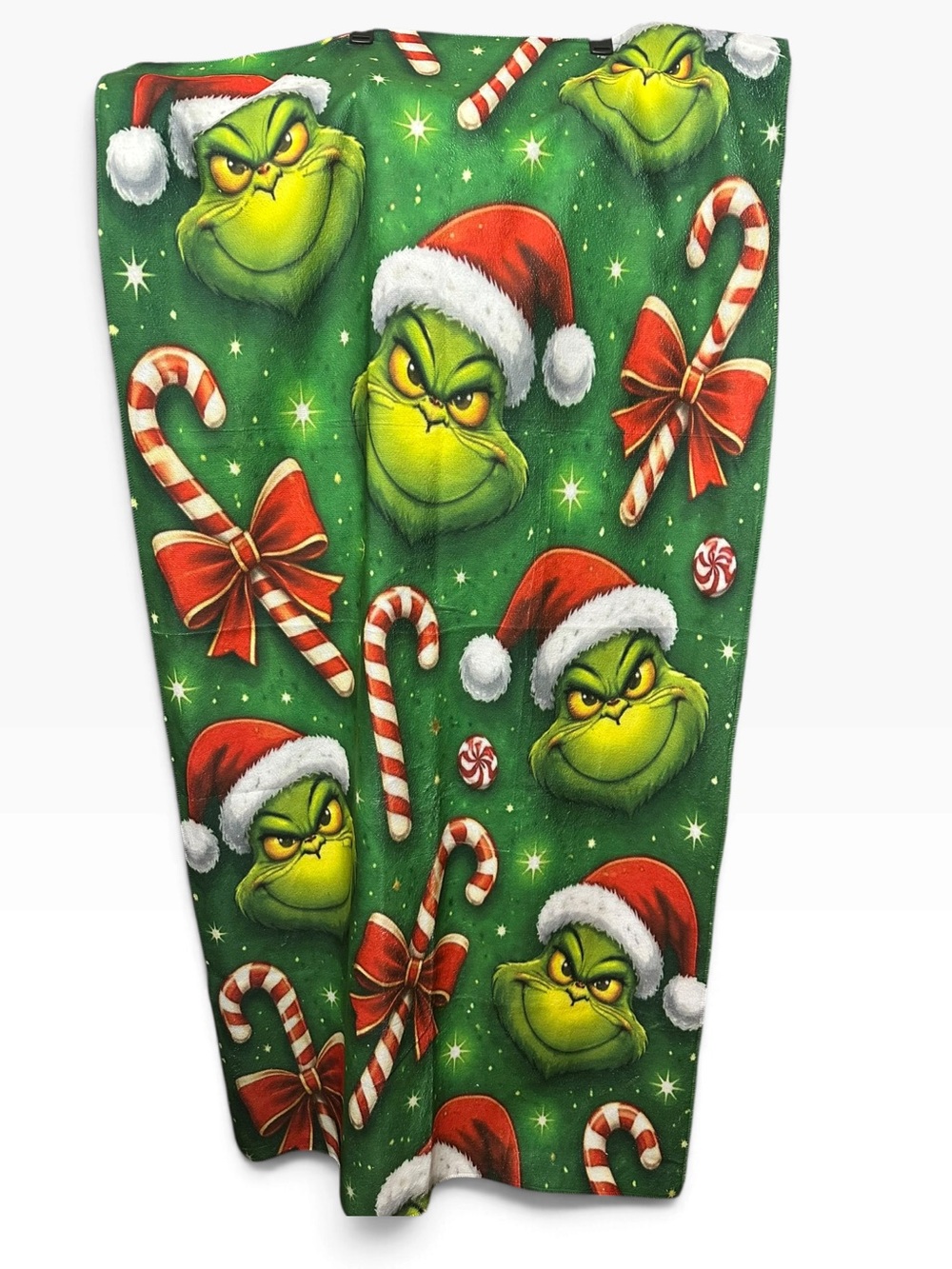 Kids Green Grinch Holiday Leggings - Unbranded